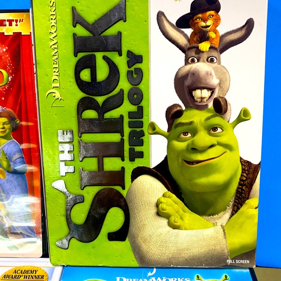 SHREK DVD BUNDLE SHREK 1, SHREK 2 & SHREK THE THIRD DREAMWORKS VINTAGE - Picture 5 of 12